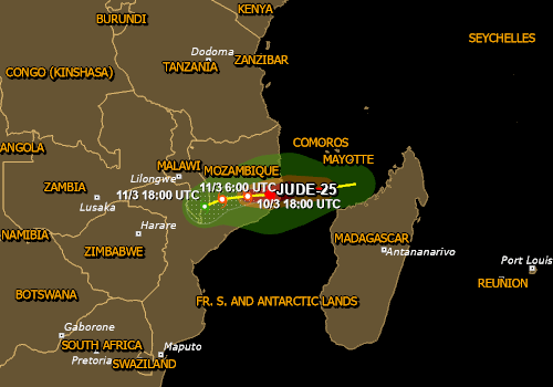 Find Features - Find - Buildings, Cyclone Jude Response - Mozambique (4) HOT